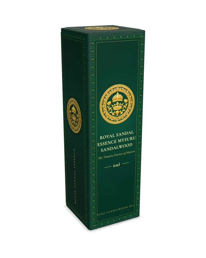 Sandalwood Fragrance in its gift packaging